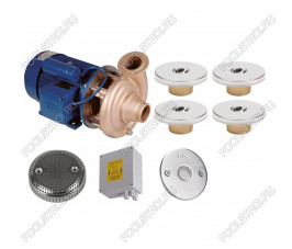 Гидромассаж Фитстар Standard 8697120 (220 В, 1,5 Квт) компл: насос, блок упр., 4 форсунки, 1 водозабор, пьезокнопка