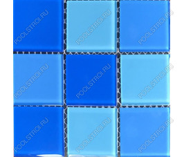 Мозаика для бассейна стеклянная Aquaviva Cristall Light Blue (48 мм) (УП.)
