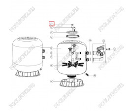 Болты крепления крышки фильтров Aquaviva L1200-1800