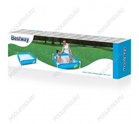 Детский каркасный бассейн Bestway 56217 (122х122х30.5 см) Blue
